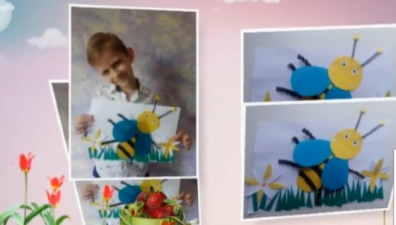 Полет шмеля глазами малышей
