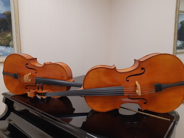 Теперь радовать прекрасным звучанием будут две новые виолончели!