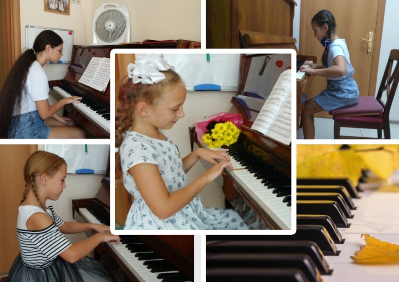 Прослушивание летних домашних заданий на фортепианном отделении
