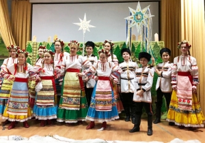 Ансамбль кубанской народной песни "Забава" на празднике Рождества Христова