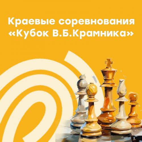 Краевые соревнования &quot;Кубок В.Б. Крамника&quot; по быстрым шахматам и блицу