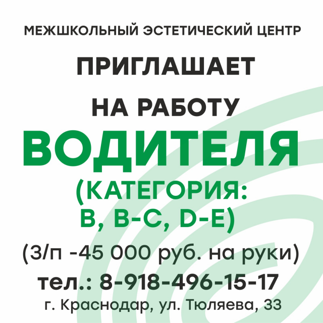 Вакансии рабочих мест