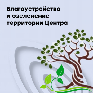 Благоустройство и озеленение центра