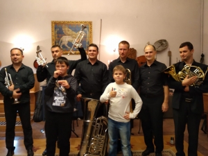 Юные музыканты посетили концерт брасс квинтета "Live Magic Brass" и органа "Barocco"